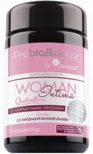 Probiobalance Intima Woman Quatreflora 2,5 миллиарда х 30 растительных капсул, Aliness MedicaLine