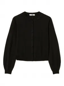 Кардиган с круглым вырезом Twinset, черный