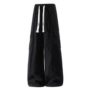 Повседневные брюки Unisex Moderate Wide Leg X1617, черный pants