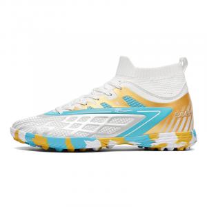 Футбольные бутсы унисекс DOUBLE STAR 88, Turf White Gold
