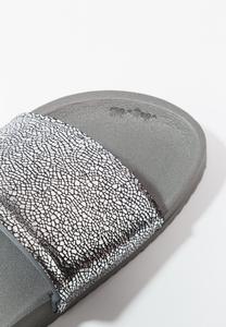 Мюли POOL METALLIC CRACKED flip*flop, серый