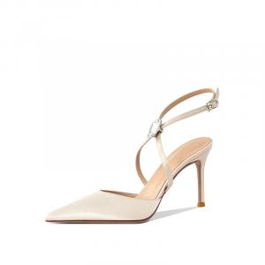 Beijiani Женские туфли на высоком каблуке черные, шампань, цвет Champagne