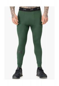 Мужские функциональные леггинсы, приталенного кроя, ТРЕНИРОВОЧНЫЕ ЛЕГГИНГИ TAPOUT, зелено-черный