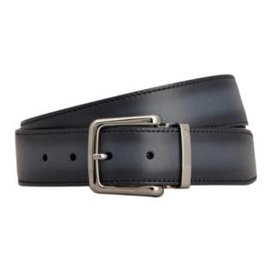 Tod'S Мужской кожаный ремень из коровьей кожи, сине-черный