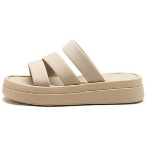 Тапочки-слайды 4 см женские AGSDON, Apricot