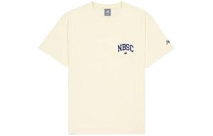 Футболка с рукавом дроп-шоулдер мужская бежево-желтая New Balance