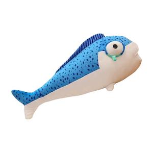 Quirky Salted Fish Stick Dolls Plush Doll 35cm/80cm Height MAOGEGE, синий