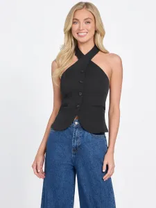 Топ Kaleesi Halter с завязками на шее Guess Factory