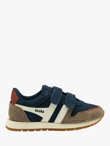 Детские кроссовки Goal Kids Austin Strap Low Cut Gola, Navy/Rhino/Off White