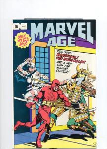 Marvel Age, No. 5, Aug. 1983 (Marvel Comics)