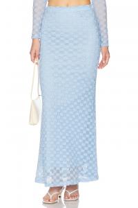 X revolve Adoni юбка-макси с завышенной талией Bardot, cornflower
