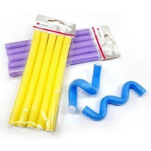 Bigodini Roller Sponge Силиконовые бигуди для волос 5 шт. 15 см