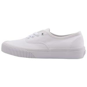 Скользоустойчивые амортизирующие износостойкие низкие скейтерские кеды унисекс белые WANSWER, радужный канвас-белый