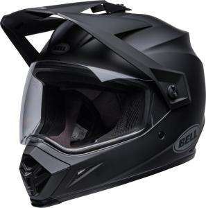 Мотокроссовый шлем Bell mx-9 adventure mips solid, Black Matt