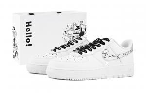 Nike Кроссовки Air Force 1 с низким верхом для скейтборда, нескользящие, унисекс, серебристо-белые