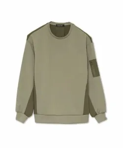 Tornado mart пуловер с двойным атласным переливом, цвет Khaki