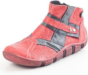 Женские ботинки Manitu до середины щиколотки, Red Red Black 4