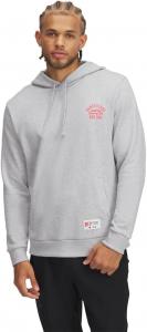 Толстовка Under Armour Men's Project Rock Red One North Pole Training Club, (012) Mod Gray Medium Heather/White