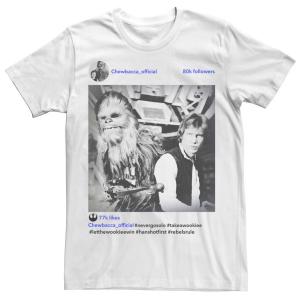 Мужская футболка с рисунком Rebel Life Star Wars, белый