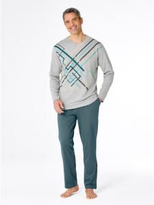 WITT WEIDEN Пижама цвета бензина + темно-красный