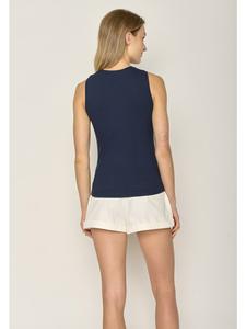 Базовая синяя выцветшая футболка GreenBomb