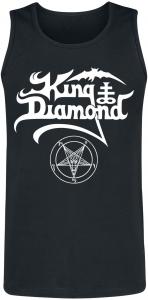Майка-топ King Diamond Logo, черный