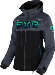 Женская куртка FXR Maverick, Black/Mid Heather/Mint Fade