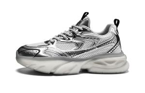 HLA Антискользящие износостойкие массивные низкие кроссовки мужские серебристые, цвет Silver