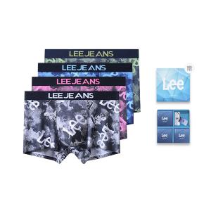 Edge Color 3.0 трусы подарочные наборы мужские 4 шт Lee, черный