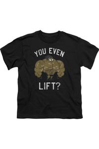 Футболка с коротким рукавом Teen Titans Go You Lift для детей Gildan, черный