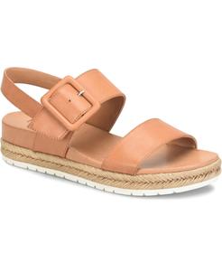 Женские сандалии BOC Hilda, светло-коричневые эспадрильи из искусственной кожи с открытой пяткой, GAL756 B.O.C., бежевый