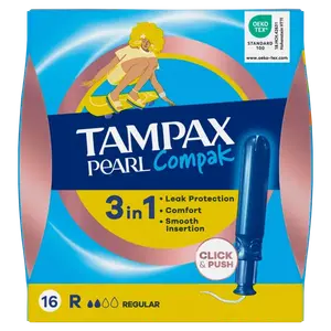 Тампоны гигиенические обычные, 16 шт./1 уп. Tampax Pearl compak