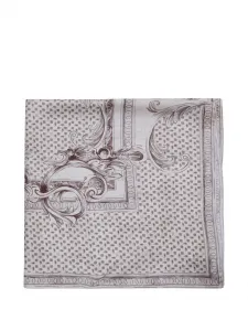 Платок с принтом Max Mara, бежевый