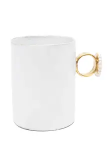 Кружка portrait of man из коллаборации с serena carone fayum, 10х10,5х8 см, Astier De Villatte, белый