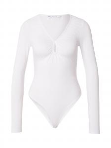 ABOUT YOU Боди-рубашка 'Ella' в белом цвете