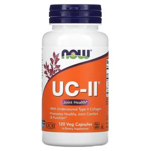 Неденатурированный коллаген типа II Now Foods UC-II Joint Health, 120 вегетарианских капсул