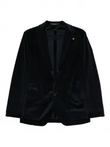 Бархатный пиджак TAGLIATORE, синий