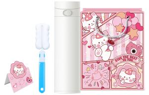 Mi Home Термокружка с откидной крышкой 2-го поколения, автоматическая блокировка, практичная вставка из нержавеющей стали 316 Xiaomi, белый, cute cat cleaning kit