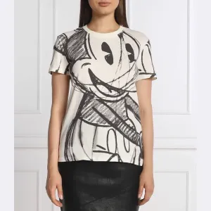 Футболка стандартного кроя Desigual, бежевый