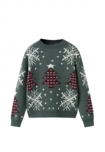 Детский подростковый джемпер Mango Kids, Green