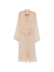 Платье с поясом Iceberg, коричневый