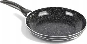 Гранитная сковорода, 20 см, 0,9 л, легко моется, антипригарное покрытие, совместима с индукционными и газовыми плитами EDANTI