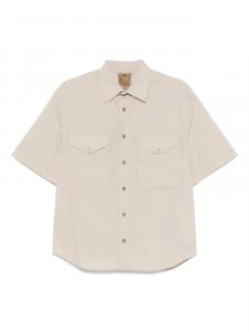 Рубашка с короткими рукавами Ten C, нейтральный