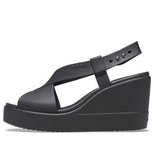 Сандалии brooklyn cozy non-slip sports black sandals Crocs, черный