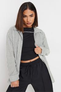 Полосатая рубашка Pixiegirl Petite, серый