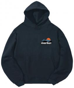 Худи Market On The Horizon, синий