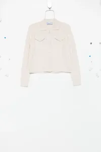 Кардиган фактурной вязки Blugirl, нейтральный