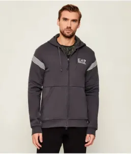 Толстовка slim fit Ea7, графитовый