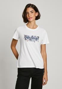 Футболка с принтом ROSALIND Pepe Jeans, белый