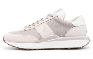 Кроссовки со шнуровкой и вставками Polo Ralph Lauren, серый